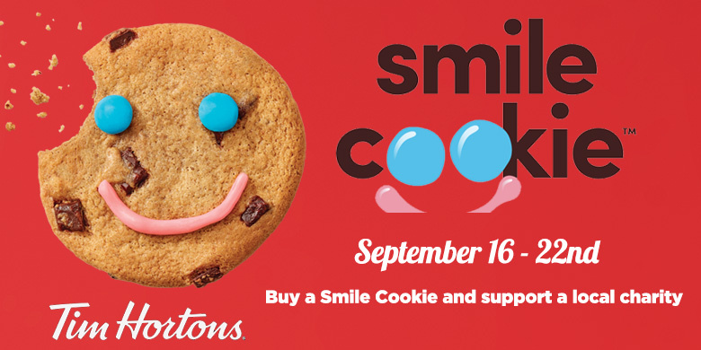 SMILE COOKIE (Tim Horton’s Get a Smile, Give a Smile) | Magic 106